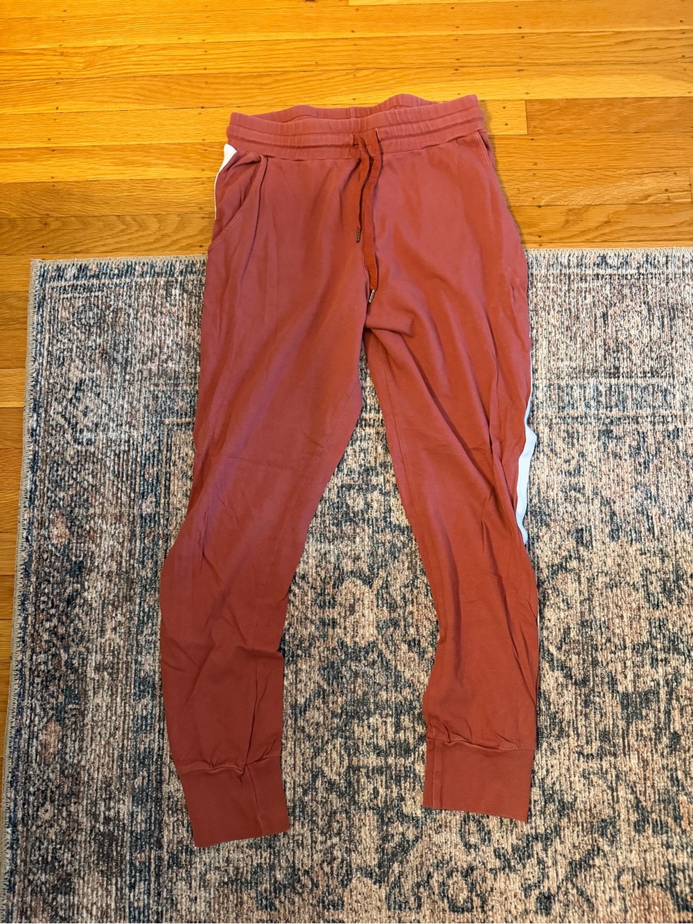 Sundry Clay Red Drawstring Joggers